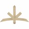 Ekena Millwork Alberta Rough Sawn Timber Gable Bracket, Douglas Fir, 48"W x 28"H x 4"D x 4"F, 14/12 Pitch GBW048X28X0404ALB00RDF - alternate 1